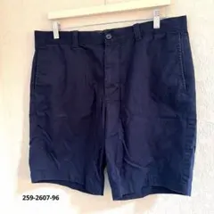 J.CREW ショートパンツ 紺 34インチ 9インチ丈コットンのサムネイル