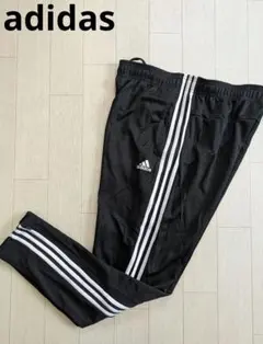 【adidas】トラックパンツ ジョガーパンツ黒 2XL
