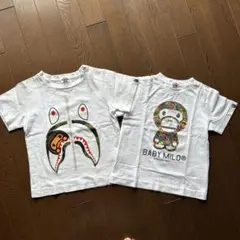 BAPE KIDS BABY MILO Tシャツ 2枚セット110cmのサムネイル