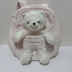 【美品】familiar ぬいぐるみ付きリュック