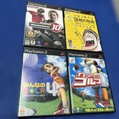 PS2 みんなのゴルフ４他３本セット（最終値下げ）