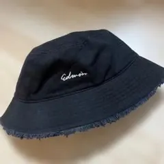EDWIN バケハ　ブラック　フリンジ