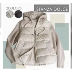 STANZA DOLCE フード付きダウンジャケットダウン90%
