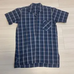 1960s フランス製　半袖　グランパシャツ