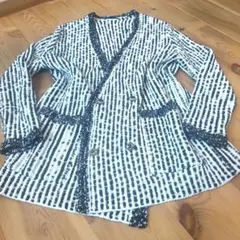 ZARA ストライプ カーディガン 長袖