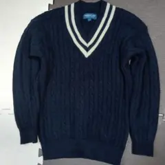 PEMBROKE ARMS Vネック ケーブル　チルデンニット　セーター