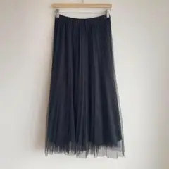 グリーンレーベルリラクシング プリーツスカート F CFC チュール ロング
