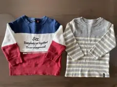 【95cm】トレーナー　カットソー　裏毛　2枚セット