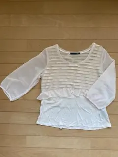 smork フリル付きカットソー ピンクのサムネイル