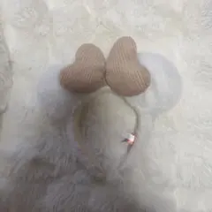 ディズニー ハート型リボン カチューシャ