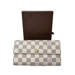 LOUIS VUITTON LV ダミエ アズール ポルトフォイユ サラ 長財布