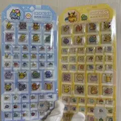 ポケモン 立体タイル硬いシール②枚セット