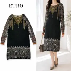 【極美品】ETRO エトロ ワンピース ペイズリー 幾何学 Aライン 極美品】ETRO エトロ ワンピース ペイズリー 幾何学 Aライン - メルカリ