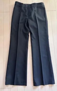 【極美品】ストライプ スラックス　ブラックパンツ Lサイズ