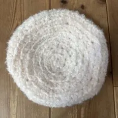 tsukimori クリーム色 ベレー帽