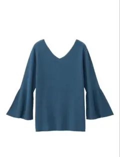 GU フレアスリーブリブニット　ZARA H&M ユニクロ　GRL coca