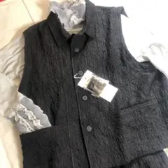 新品！　ベストスーツ　セット　ブラック