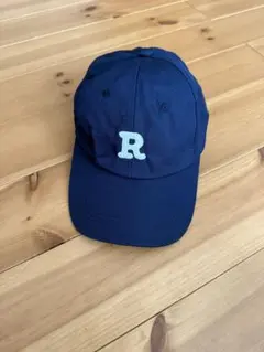 R刺繍 ベースボールキャップ ネイビーのサムネイル