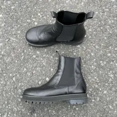 OUAT MORSE SPACE BOOTS レザー ジッパー　ブーツ　43 OUAT MORSE SPACE BOOTS レザー ジッパー ブーツ 43 SPACE BOOTS