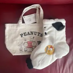 スヌーピー トートバッグ&ルームソックスセット