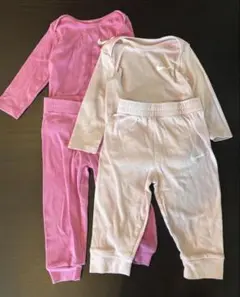NIKE 12M 80cm ピンクパジャマセット