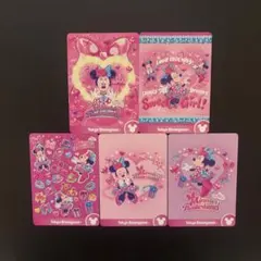 ♡5枚まとめ売り♡ ミニーのファンダーランド　コレクションカード　ミニー