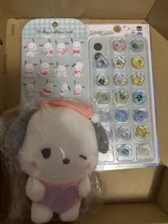 ポチャッコ はぴだんぶい シール マスコット3点セット