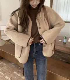 ボア　ムートンコート