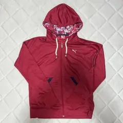 PUMA 赤 パーカー M
