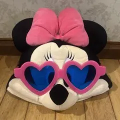 ミニーマウス ファンキャップ ハート型サングラス付き