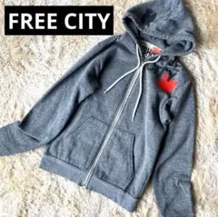 FREECITY フリーシティ　ジップ　スウェット　パーカ 楽天市場】3【FREE CITY フリーシティー FCTSZP093ARTISTSWANT