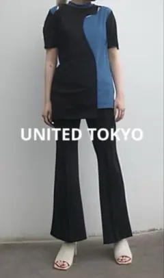 UNITED TOKYO アシンメトリー 半袖カットソーのサムネイル