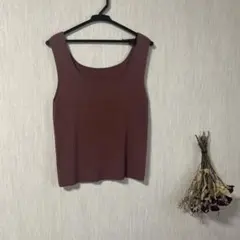CLOCHE クロッシェ ニットタンクトップ 02 ピンク系のサムネイル