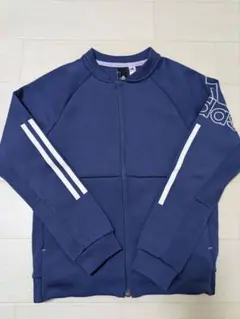 adidas ネイビー ジップアップジャケット