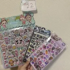 22 ドロップシール　BONBON LABUBU
