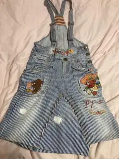 ￼リメイクデニムジャンバー、スカート　キッズデニムサイズ130〜135