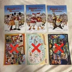 東京ディズニーリゾート ポストカード 3種セット ファンダフルディズニー