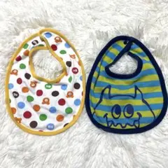スタイ 2枚セット ホットビスケッツくま 赤ちゃん ベビー 新生児 可愛い