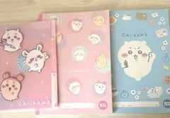 ちいかわノート２冊とミニクリアファイルセット
