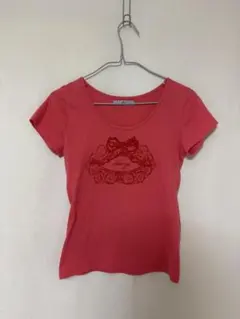 deicy 半袖 Tシャツ ピンク リボンロゴ Y2Kのサムネイル