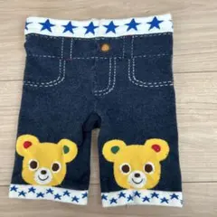 ミキハウス　80cm スパッツ　デニム風