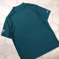 未使用 Champion Golf モックシャツ マルチロゴ グリーン