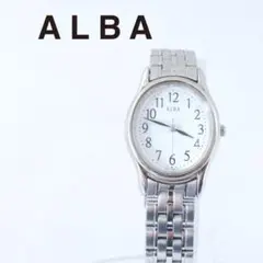 SEIKO ALBA アルバ レディース 腕時計 白文字盤 V601-0ER0