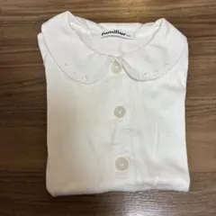 familiar 半袖シャツ 100cm ホワイト