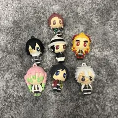 鬼滅の刃 立体ラバーマスコット 7種類