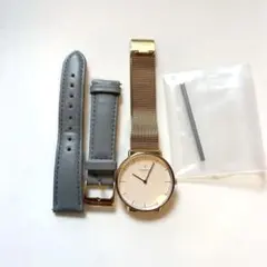 Nordgreen 腕時計 36mm ローズゴールド 交換用ベルト付【電池切れ】のサムネイル