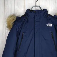《激レア》ノースフェイス☆ダウンジャケット120刺繍ネイビーKS41062