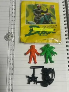 【昭和レトロ・3体セット】仮面ライダー BLACK/消ゴムフィギュア　Y⑪