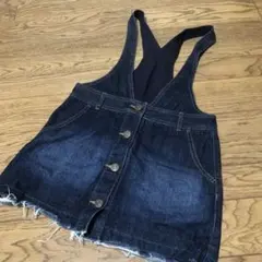 GU デニム ジャンパースカート