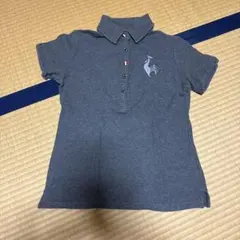 ルコックスポルティフ ポロシャツ M グレー 綿100% 刺繍のサムネイル
